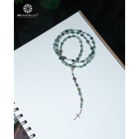 Chuỗi 50 Kinh Băng Ngọc Thủy Tảo (Moss Agate) 4mm